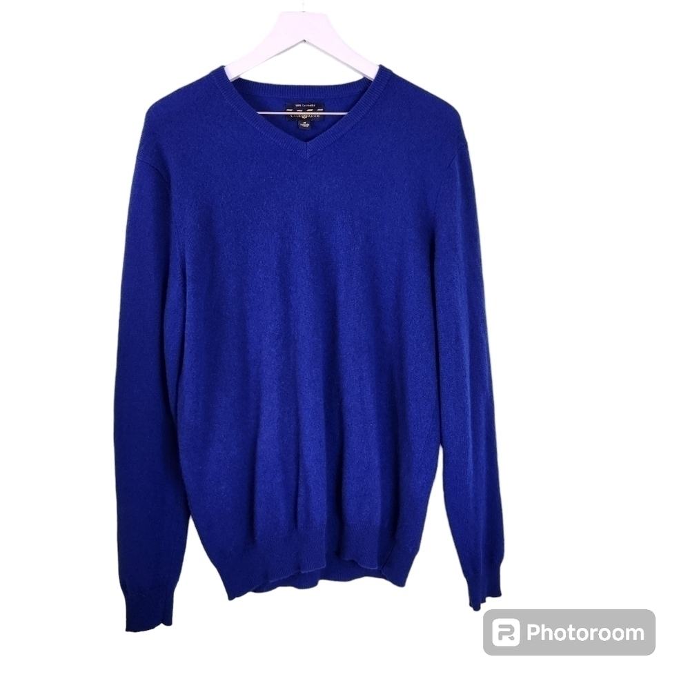 Men's Club House 100% Fine Cashmere Sweater, sz M